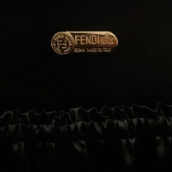 Fendi vintage unisex FF Pequin logo monogram trunk briefcase bag - Picture 12 of 13